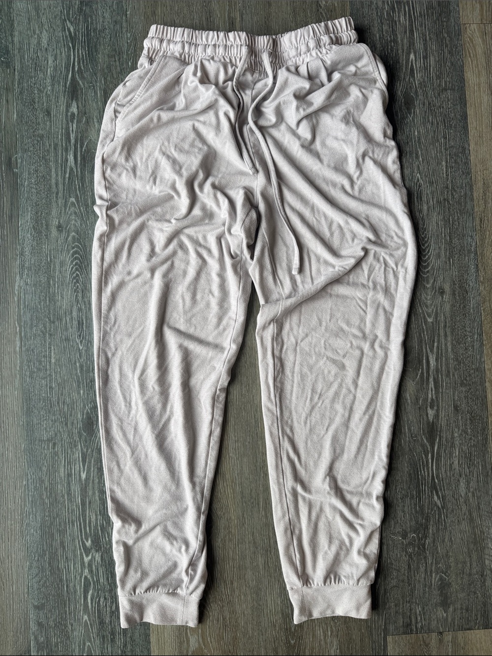 Zenana Outfitters Light Gray Jogger Track Pants